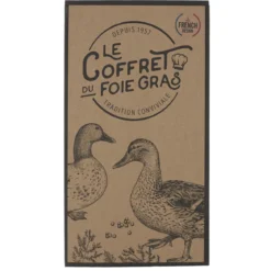 COFFRET FOIE GRAS LYRE ET PLANCHE DECOUPE