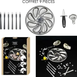 COFFRET HUITRE 9 PIECES