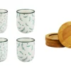 COFFRET 8 PIECES VEGETAL 10CL PORCELAINE