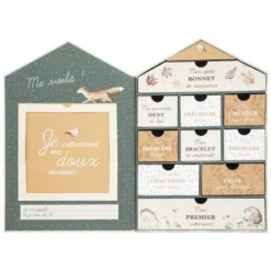 COFFRET SOUVENIR FORET 10 TIROIRS