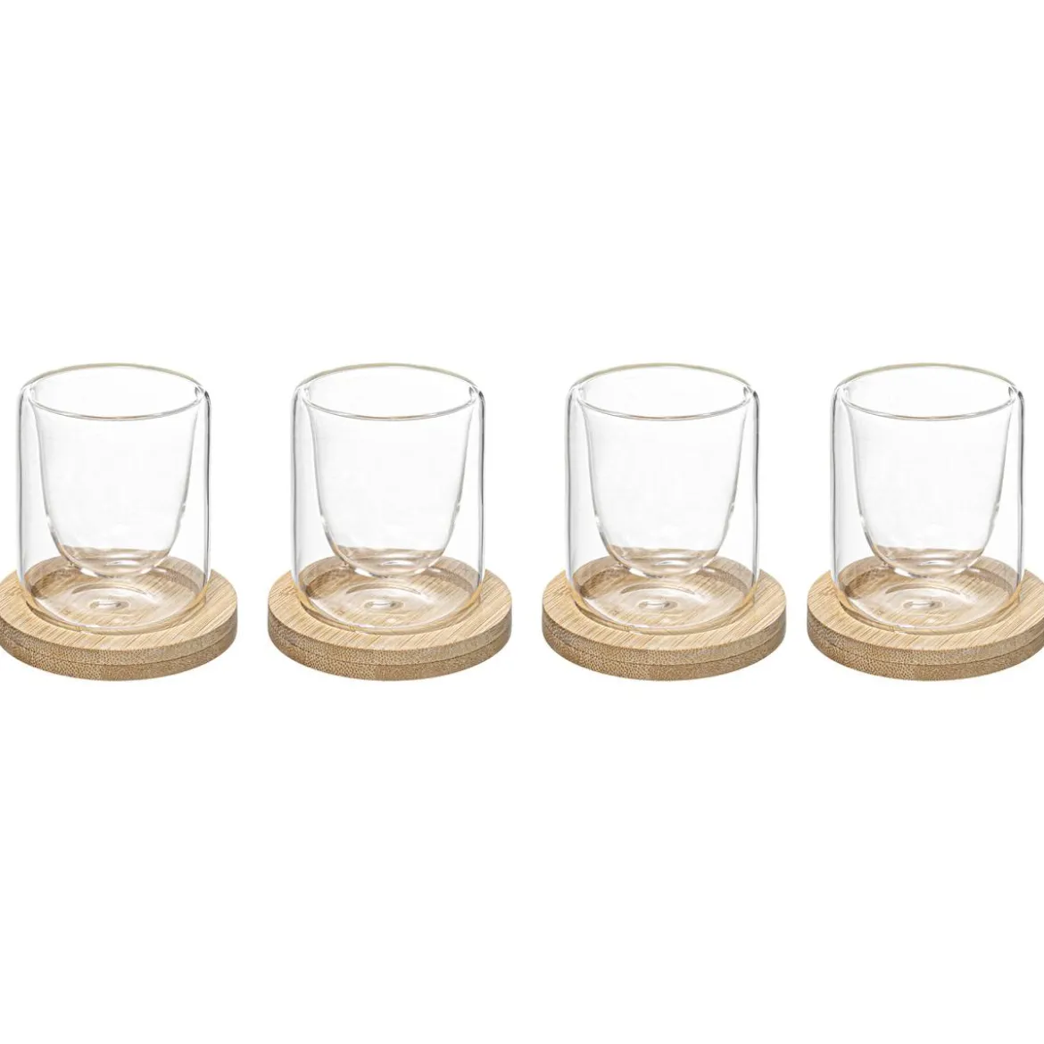 COFFRET 4 TASSES CLEA BAMBOU 8CL