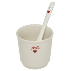 COFFRET 2 TASSES VALENTINE 10CL