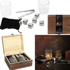 COFFRET WHISKY GENTLEMAN 10 PCS