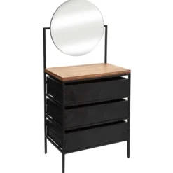 COIFFEUSE ENTREE MIROIR YOHO D.60X40X136CM