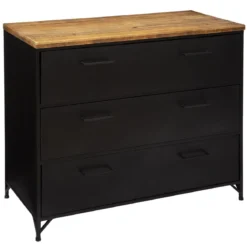 COMMODE 3 TIROIRS CIERNA D.90X44.5X80CM