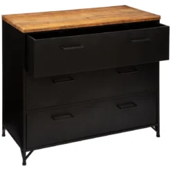 COMMODE 3 TIROIRS CIERNA D.90X44.5X80CM