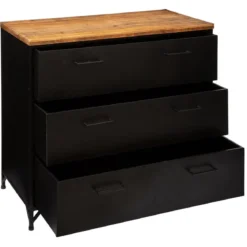 COMMODE 3 TIROIRS CIERNA D.90X44.5X80CM