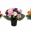 COMPOSITION 24 BOUTONS DE ROSES H30CM 3 MODELES