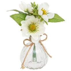 COMPOSITION VASE VERRE NELA H.17CM