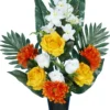 CONE BOUTONS DE ROSE GERBERAS