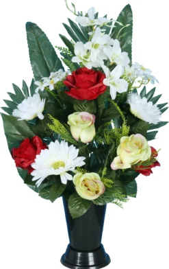 CONE BOUTONS DE ROSE GERBERAS