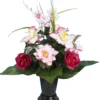 CONE GARDENIA LUPIN ORCHIDEE ROSE