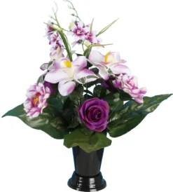 CONE GARDENIA LUPIN ORCHIDEE ROSE