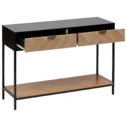CONSOLE CHEVRONS D.110X35X75CM