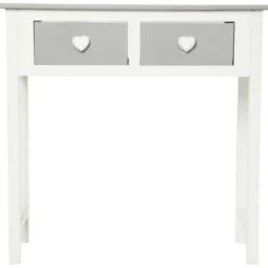 CONSOLE COEUR LEONCE 2 TIROIRS