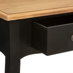 CONSOLE 2 TIROIRS NOIR CHRYSA
