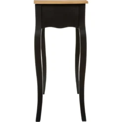 CONSOLE 2 TIROIRS NOIR CHRYSA
