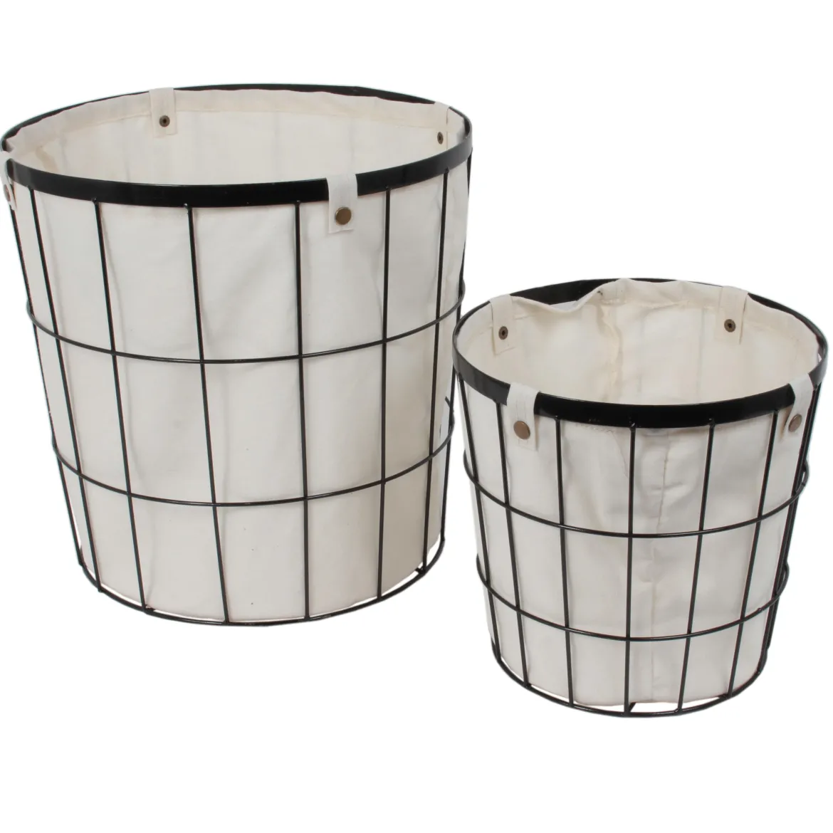 CORBEILLE FILAIRE ET DOUBLURE 34 X 35 CM GM
