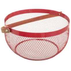 CORBEILLE MESH 29CM RETRO AVEC POIGNEE