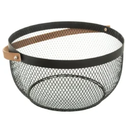 CORBEILLE MESH 29CM RETRO AVEC POIGNEE