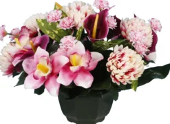 COUPE CHRYSANTHEME CALA ORCHIDEE