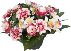 COUPE DAHLIA ROSETTE ORCHIDEE
