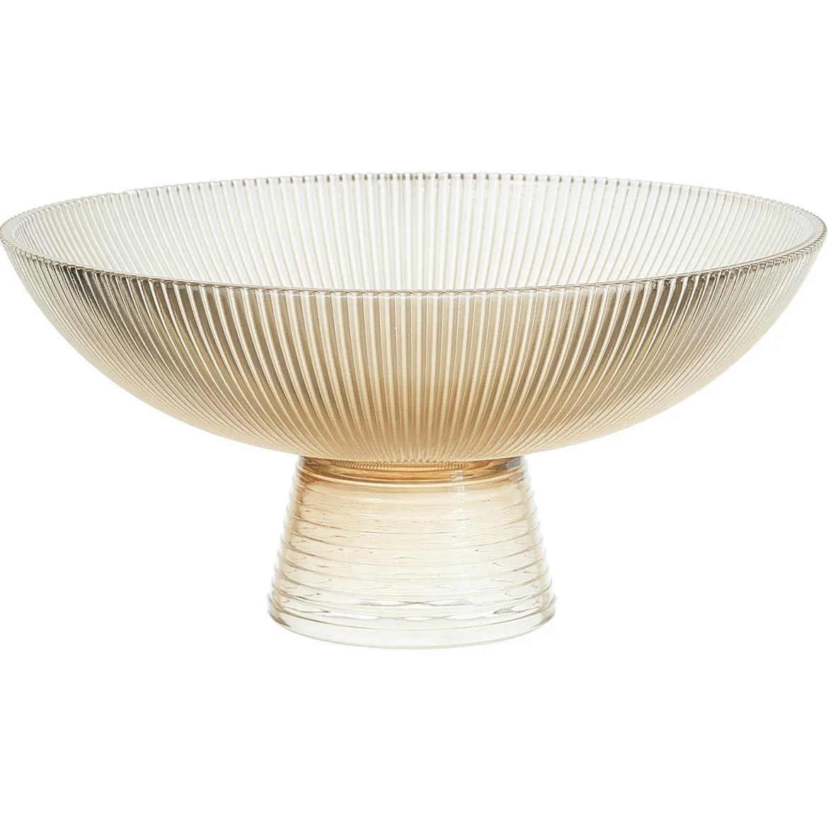 COUPE FRUIT SUR PIED VERRE AMBRE 1.1L