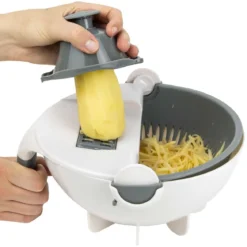 COUPE LEGUME AVEC PASSOIRE INTEGREE 8 EN 1