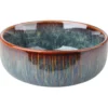 COUPELLE EMAIL REACTIF EFFET CORAIL BLEU MARRON 12CM