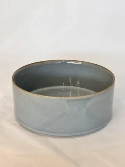 COUPELLE GRIS EMPILABLE PORCELAINE EMAIL REACTIF 16CM