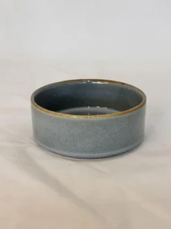 COUPELLE GRIS EMPILABLE PORCELAINE EMAIL REACTIF 12CM