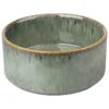 COUPELLE VERT PORCELAINE EMAIL REACTIF 16CM