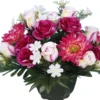 COUPE ROSE GERBERA BOUTON ROSE