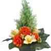 COUPE ZINNIAS ORCHIDEES TUYAS