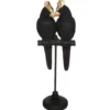 COUPLE OISEAU NOIR SUITE H.35CM