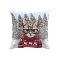 COUSSIN 40 X 40 CM COTON IMPRIME CHAPIN