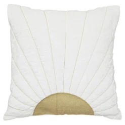 COUSSIN BRODE LUREX COLLECTIONNEUR IVOIRE 40X40CM