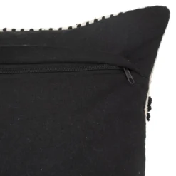 COUSSIN COTON 3D SAFARI NOIR ET BLANC 38X58CM