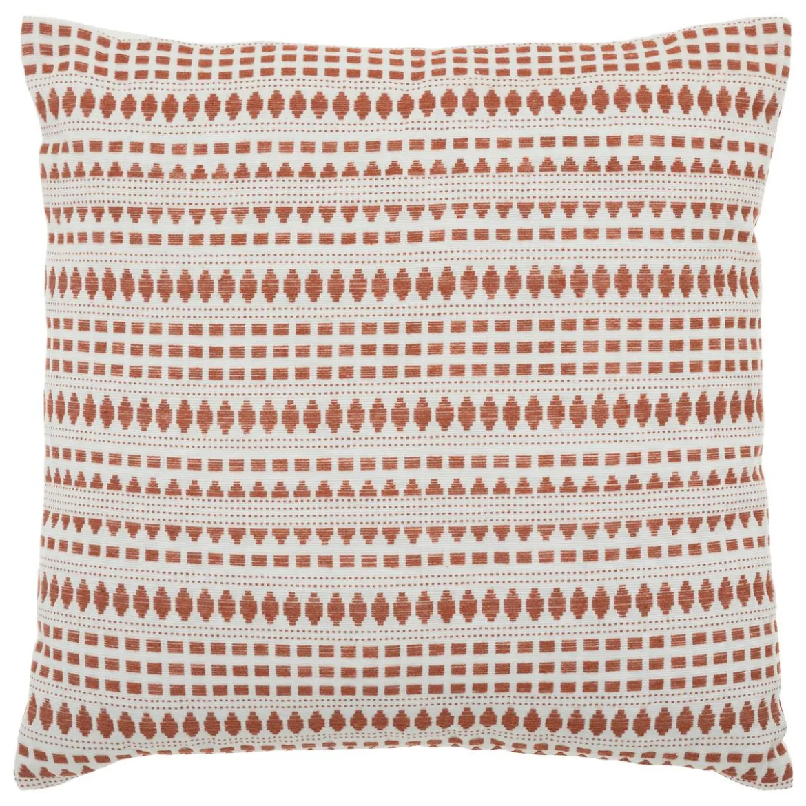 COUSSIN COTON JACQUARD MICAH TERRACOTTA 38X38CM