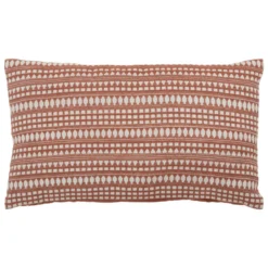 COUSSIN COTON JACQUARD MICAH TERRACOTTA 30X50CM