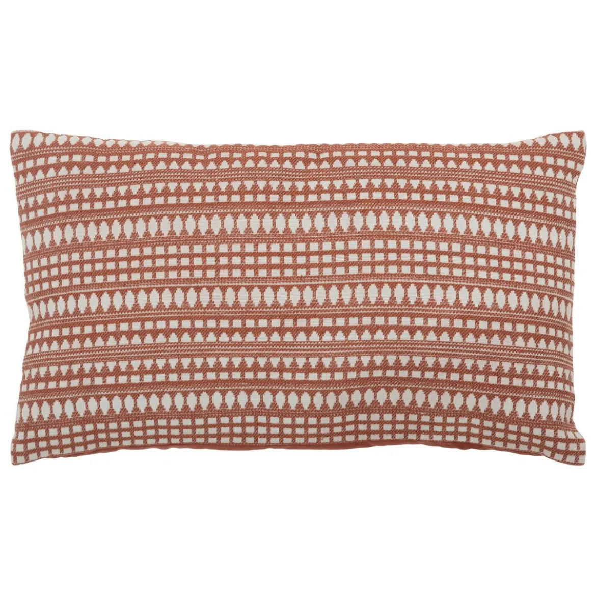 COUSSIN COTON JACQUARD MICAH TERRACOTTA 30X50CM