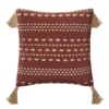 COUSSIN COTON JUTE BOTANIC TERRACOTTA 40X40CM