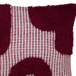 COUSSIN COTON TUFTE POPPY VIOLET 38X58CM