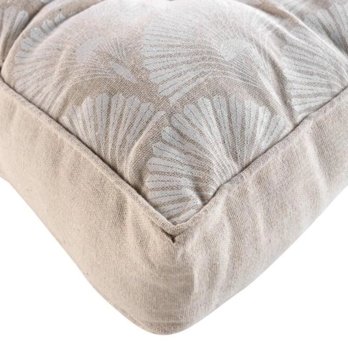 COUSSIN DE SOL 40X40X8CM IMPRIME BAHINA