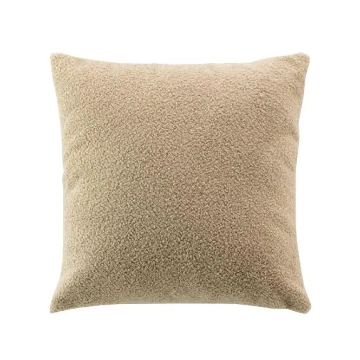 COUSSIN DEHOUSSABLE 45X45CM BOUCLETTE UNIE WOOLY BEIGE