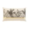 COUSSIN DEHOUSSABLE 30X50CM COTON POLYESTER IMPRIME PAPAYA