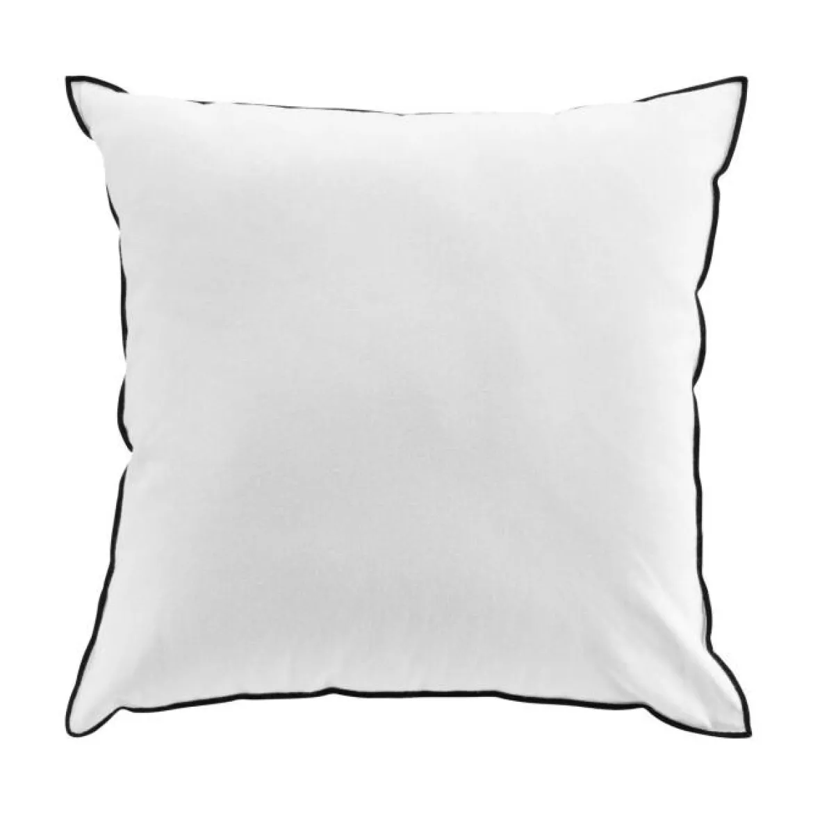 COUSSIN DEHOUSSABLE 50X50CM COTON UNI MISTRALINE BLANC