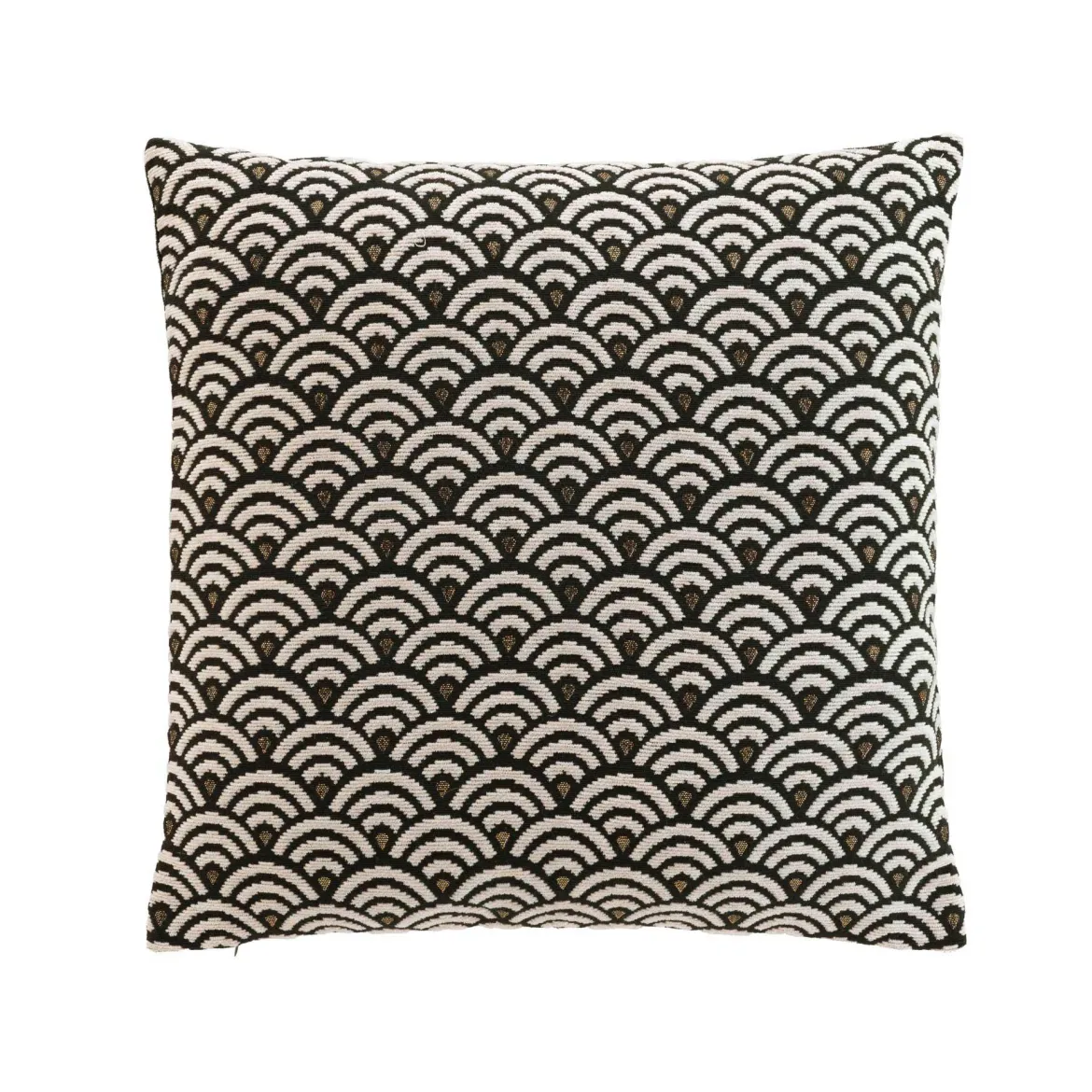 COUSSIN DEHOUSSABLE 45X45CM METALLISE MINELLA NOIR