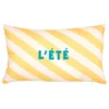 COUSSIN EXTERIEUR L ETE JAUNE 30X50CM