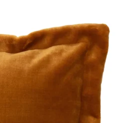 COUSSIN FLANELLE CUDDLY MOUTARDE 53X53CM
